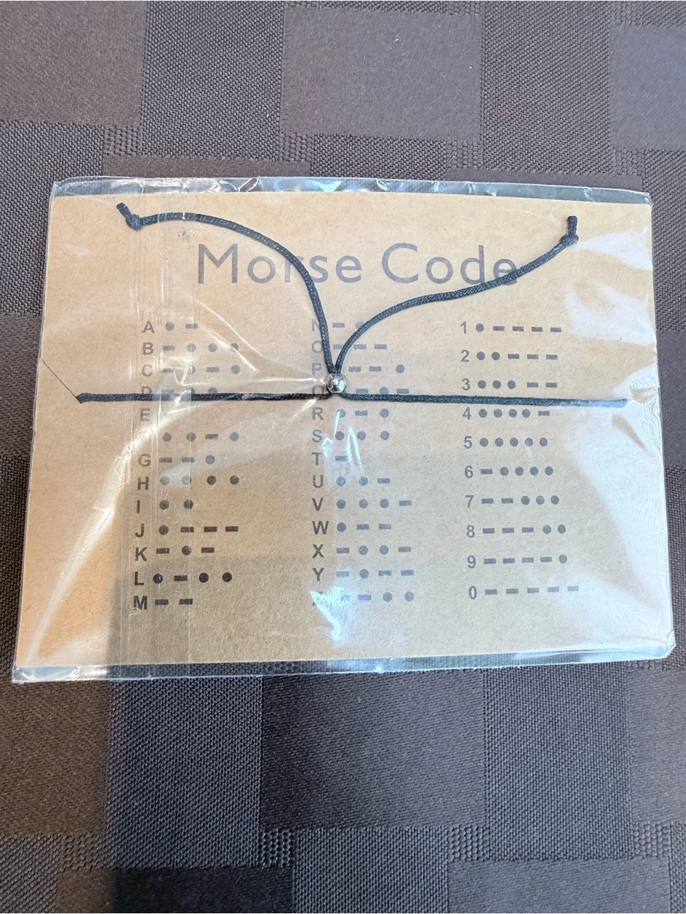 Brand New S925 Sterling Silver Morse Code 